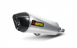 Akrapovic Slip-on Line RVS Einddemper met E-keur Gilera Fuoco 500 2007 - 2016